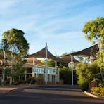 Exterior of Sails in the Desert Hotel