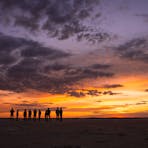 Curtin Springs Walks - Sunrise on the Salt Lake