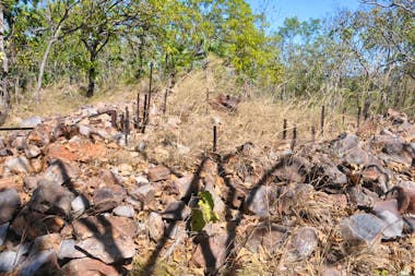 WWII K5 Anti Aircraft Gun Battery Site, Coomalie Creek