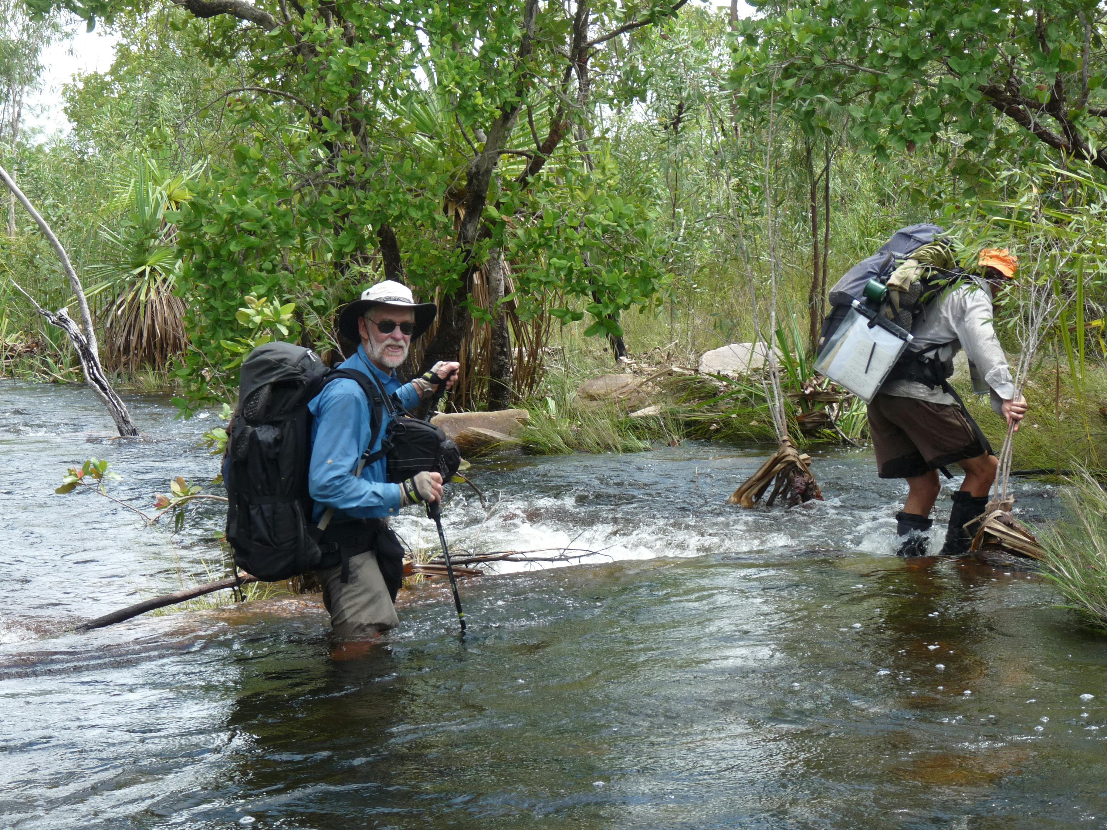 One of our many creek crossings. This one was wadable, so no swimming was required.