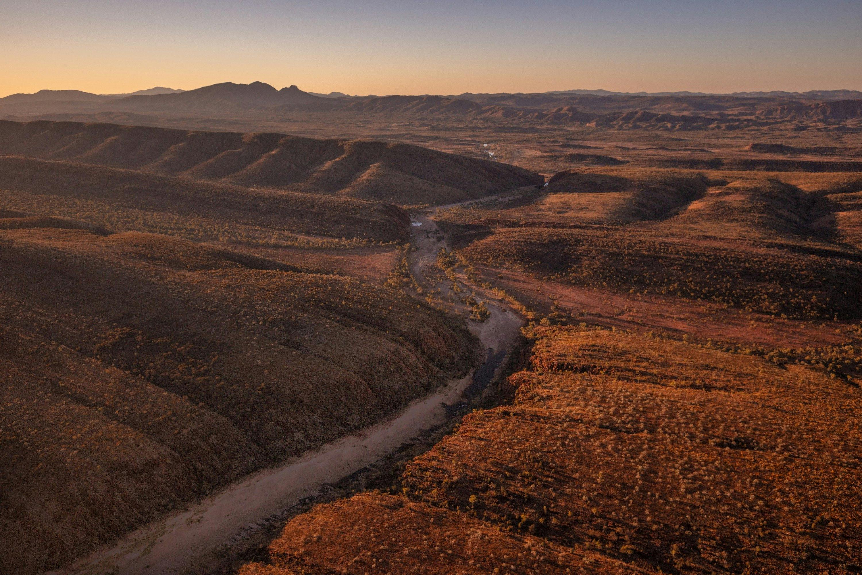 Mt Sonder and Glen Helen Gorge
