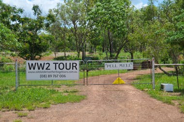WWII Pell Airstrip Camp A 4RSU Workshop, Adelaide River