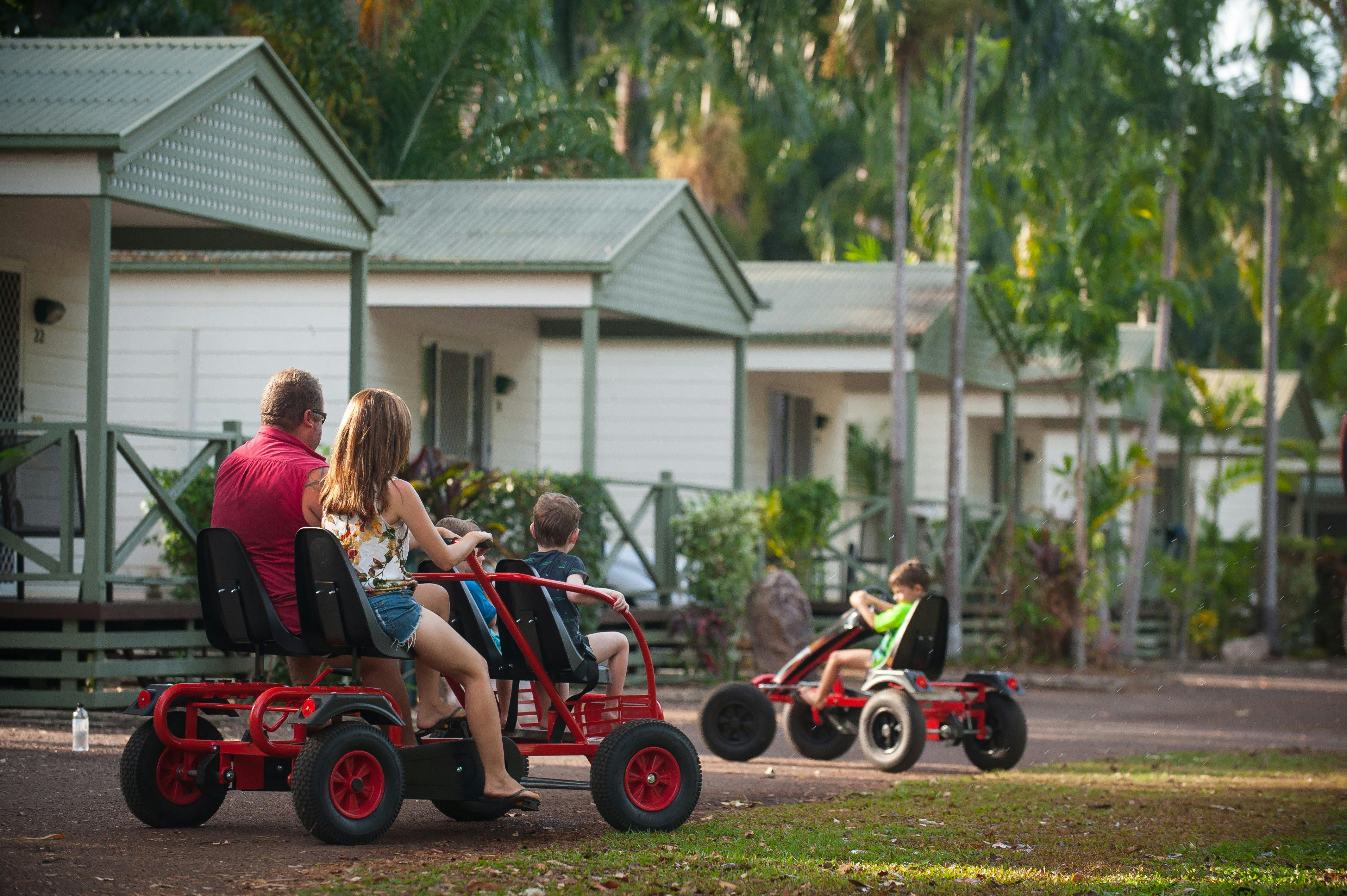 Family Pedal Cart Fun