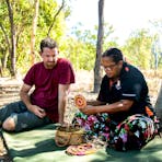 Weaving at Kakadu Billabong Safari Camp