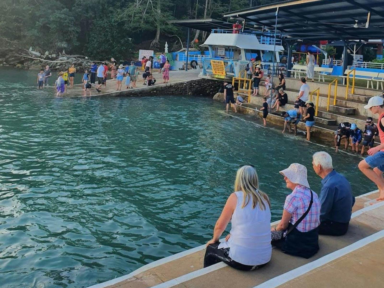 late afternoon fish feeding