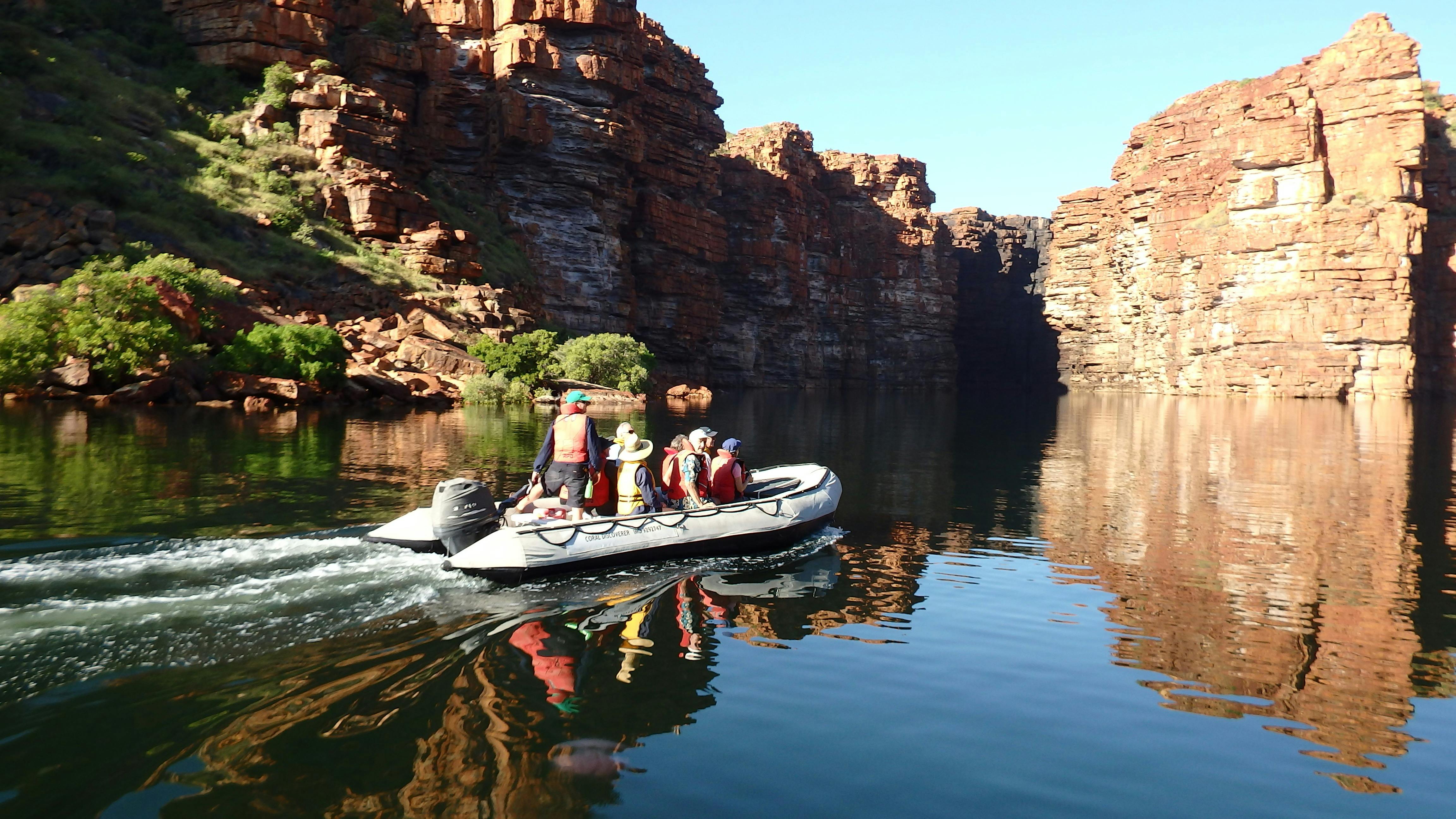 Explore King George River on a tender with Coral Expeditions.