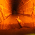 corrosion to steel wall of fuel tank No.6.