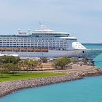 Voyager of the Seas cruiseship at dock in Darwin