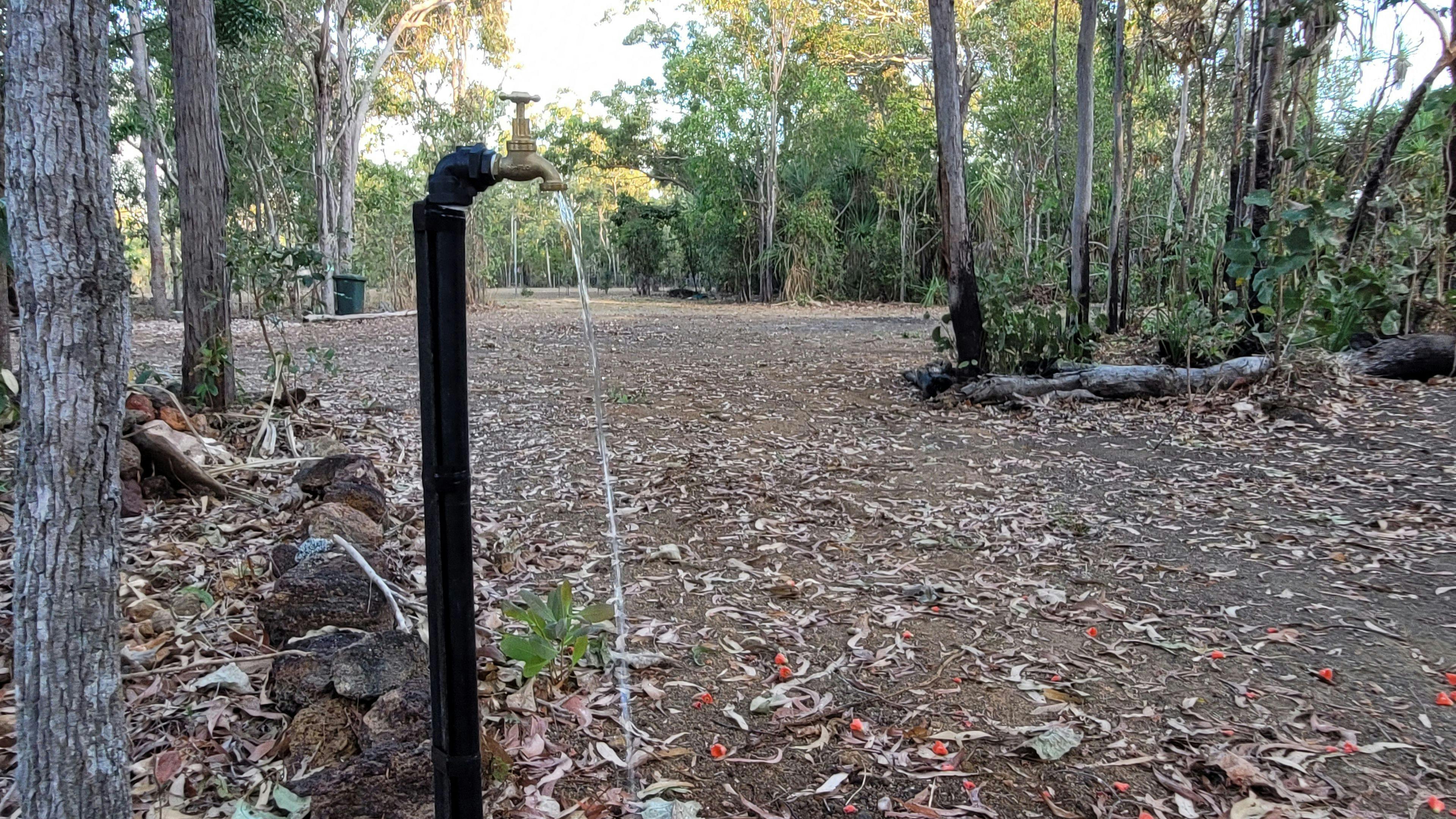 Hokeys camp ground with water