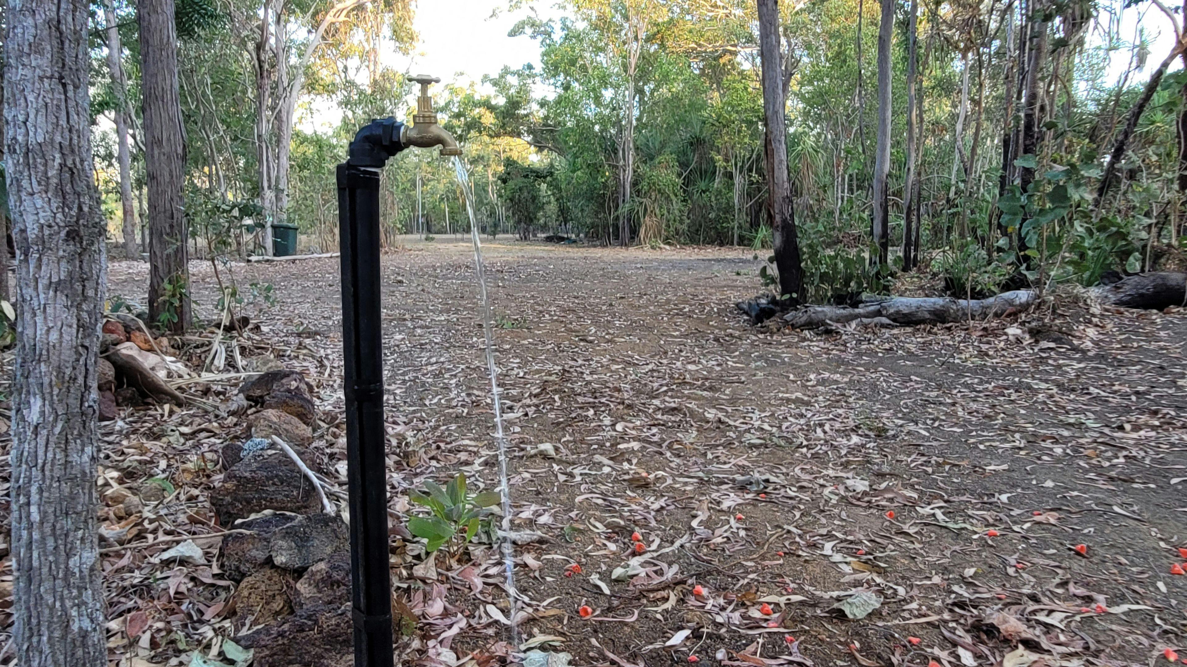 Hokeys camp ground with water