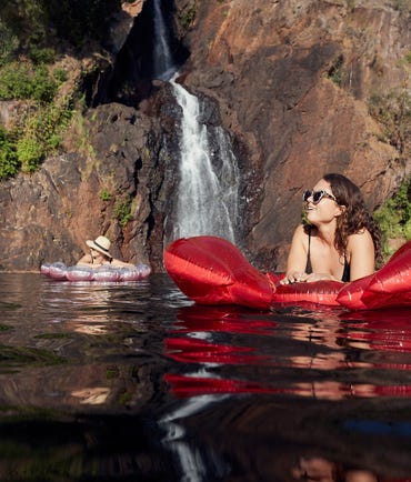 Swimming in Wangi Falls