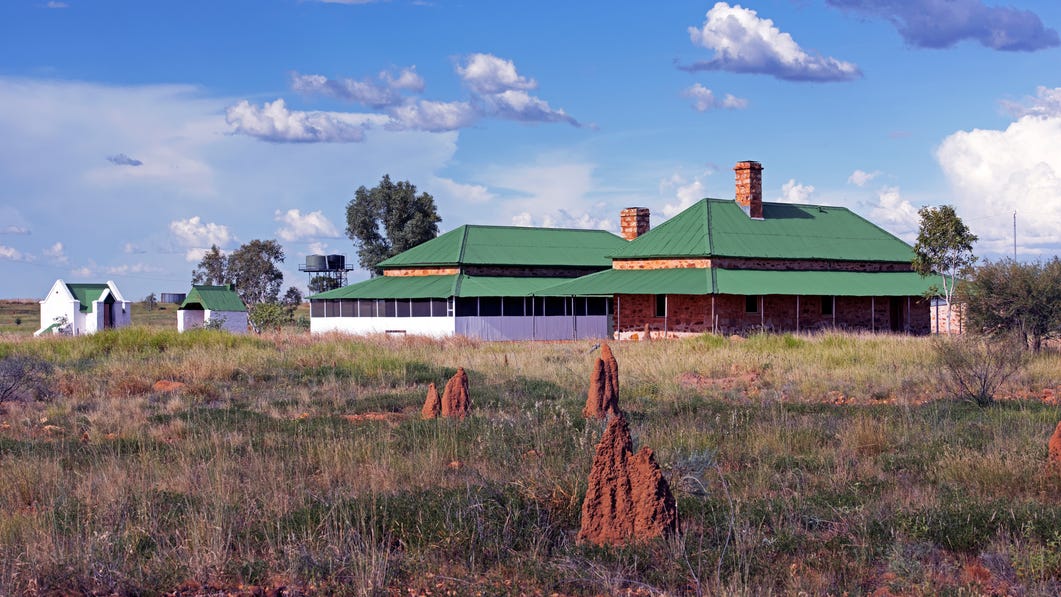 The old Overland Telegraph Station Tennant Creek