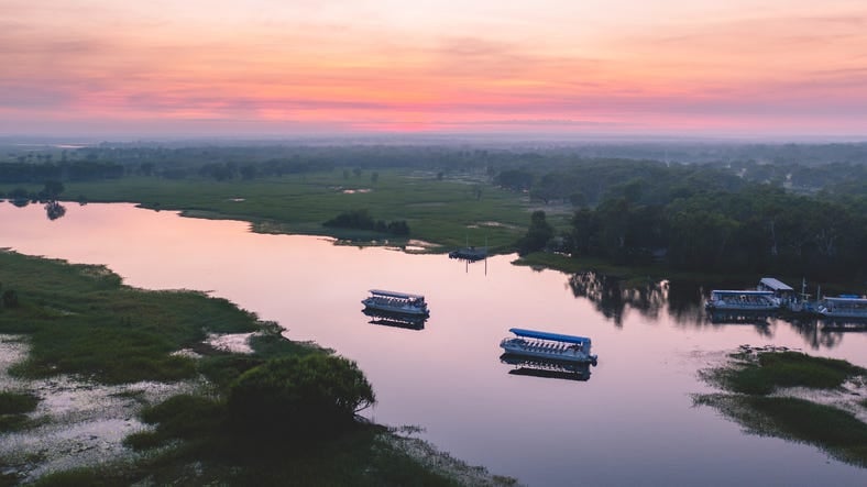 Sunrise over Yellow Water Billabong