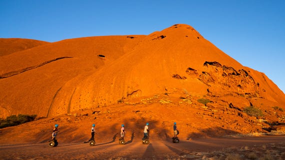 View Uluru on a Segway Tours