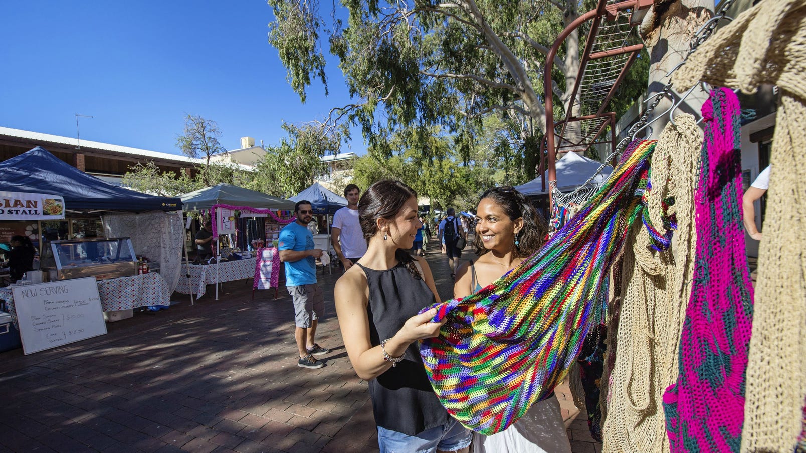 Todd Mall markets in Alice Springs
