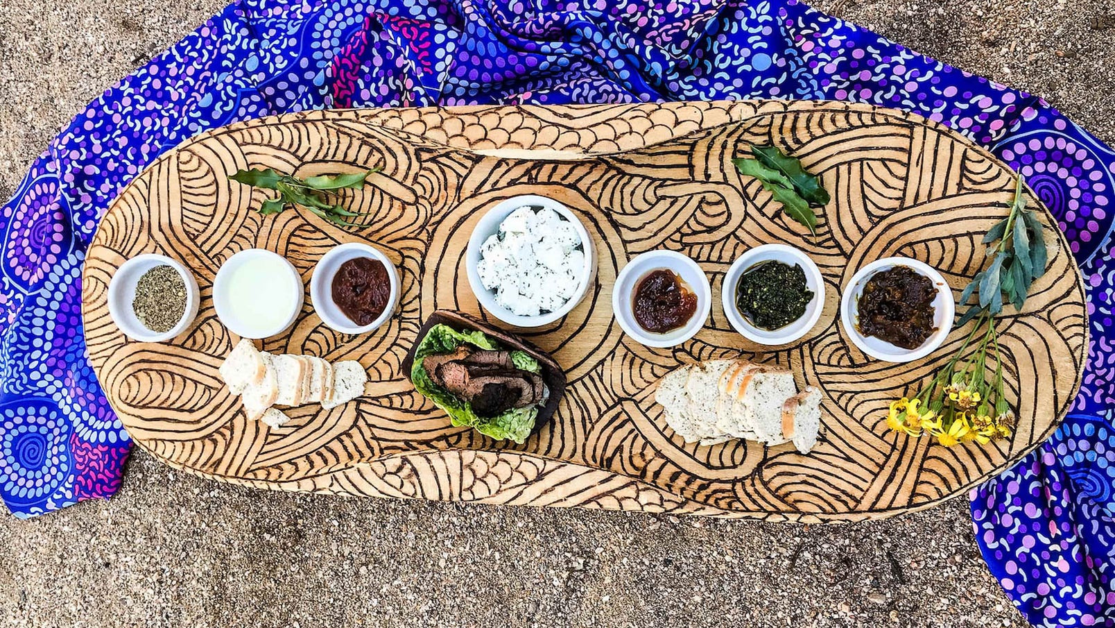 Bush tucker experience with Rayleen Brown