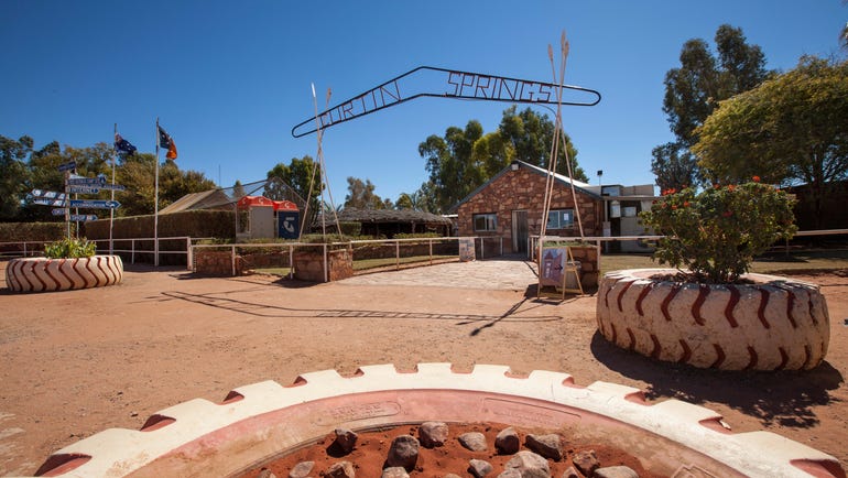 Curtin Springs entrance