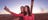 Two girls taking selfie on a hot air balloon mid flight
