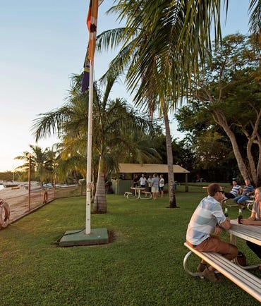 Sunset at Gove boat club Arnhem Land