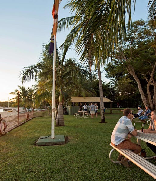 Sunset at Gove boat club Arnhem Land