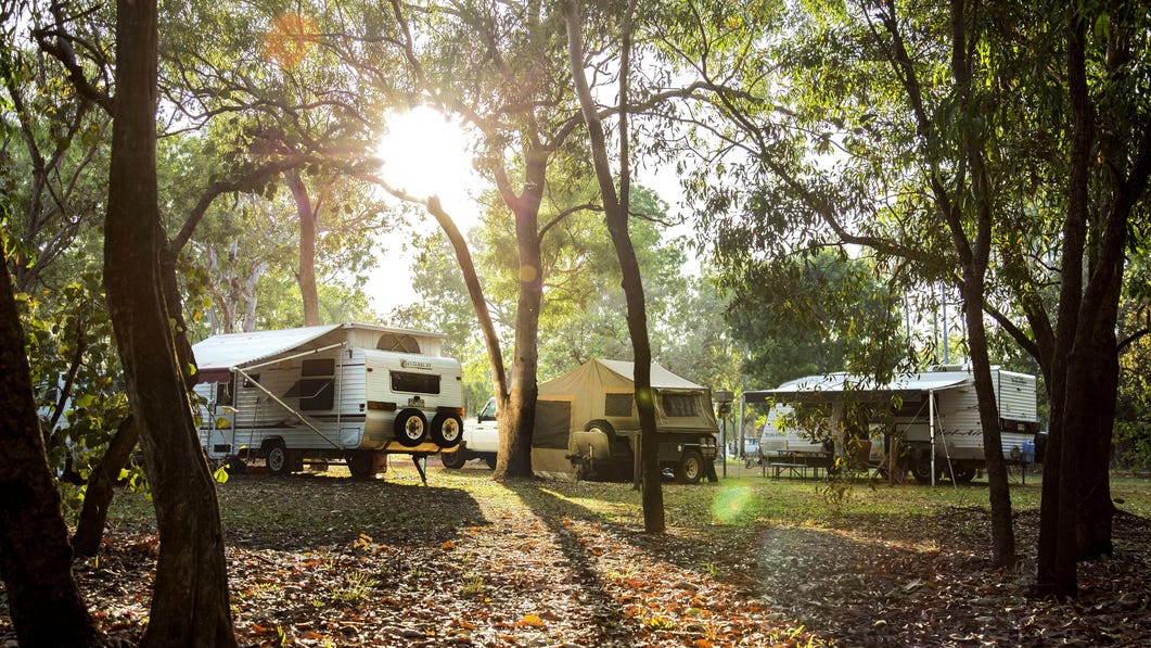 Camping at Cooinda Lodge