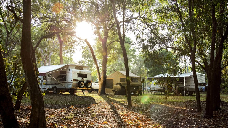 Camping at Cooinda Lodge