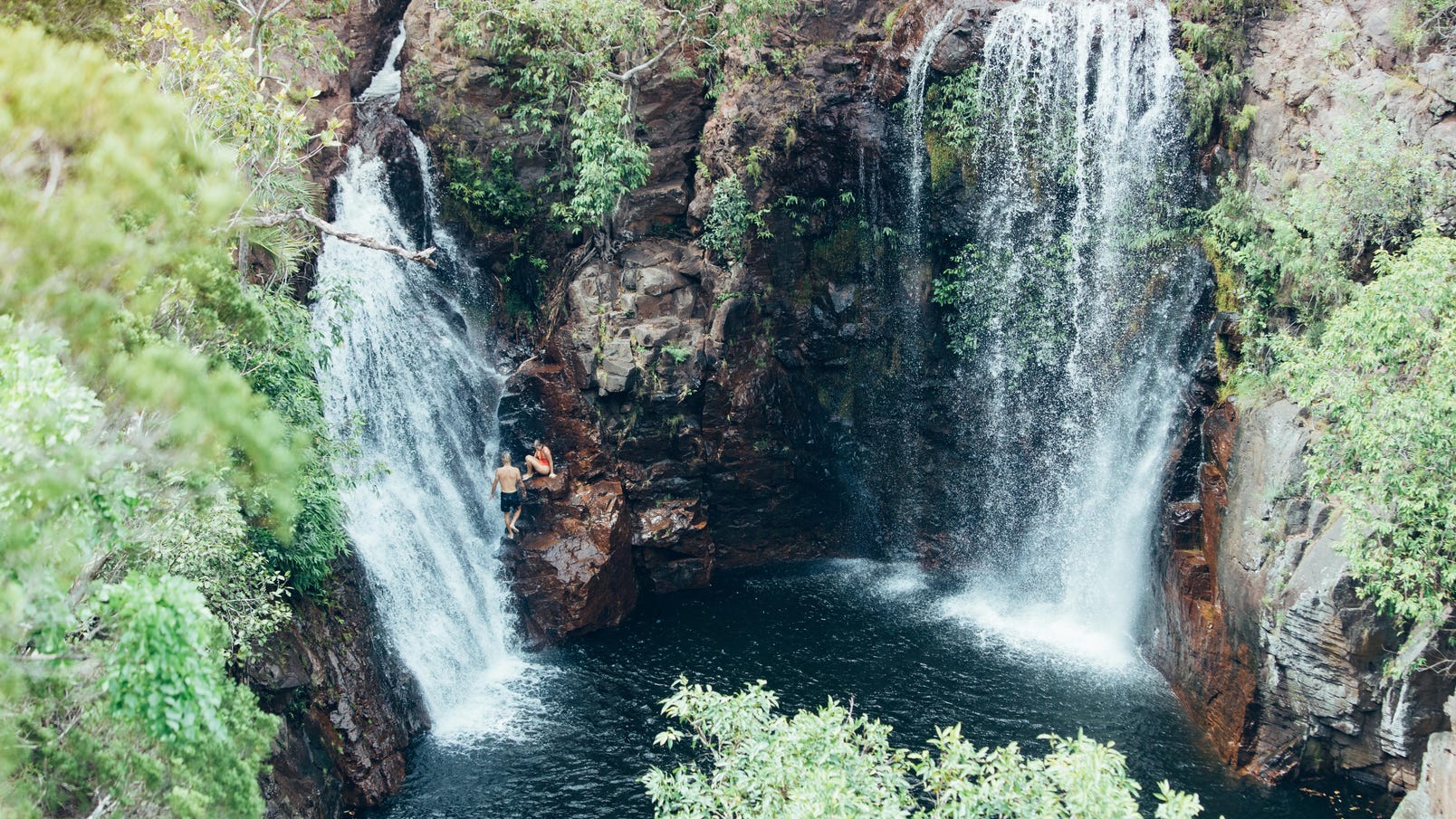 Aerial view of Florence Falls Litchfield National Park
