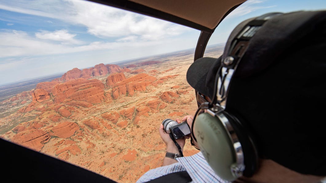 Helicopter Flight over Kata Tjuta