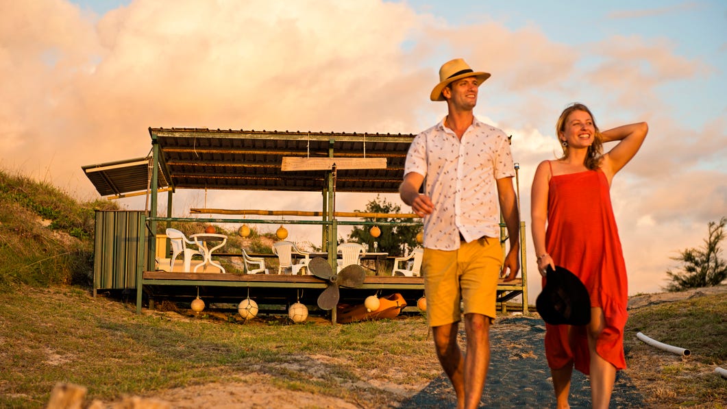 Couple at Banubanu retreat