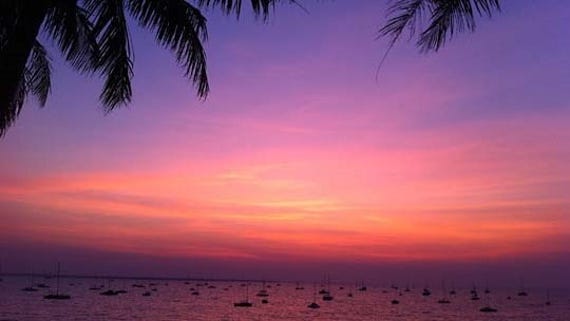 sailing club sunset in Darwin