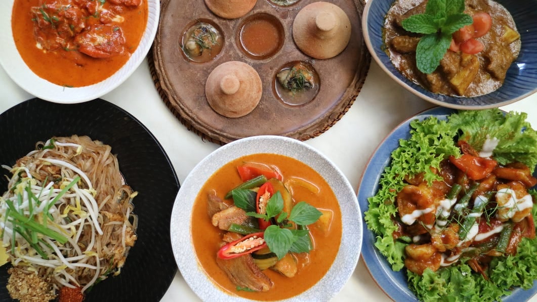 dishes at Hanuman Restaurant Alice Springs