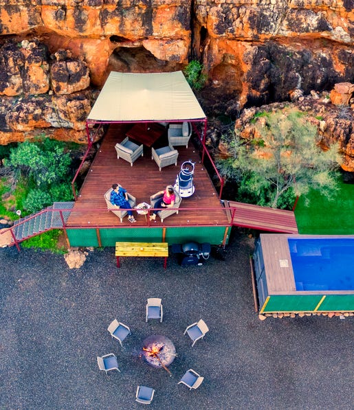Kings Creek Station glamping rooms