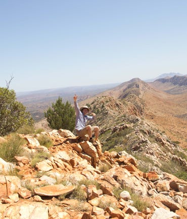 Along the Larapinta track