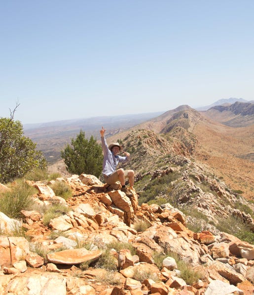 Along the Larapinta track