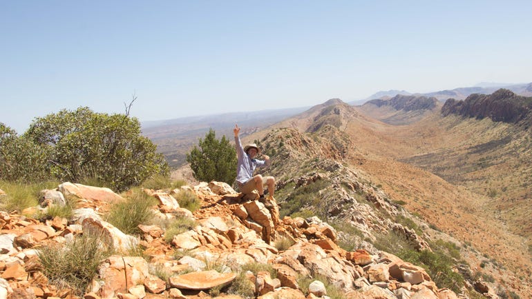 Along the Larapinta track