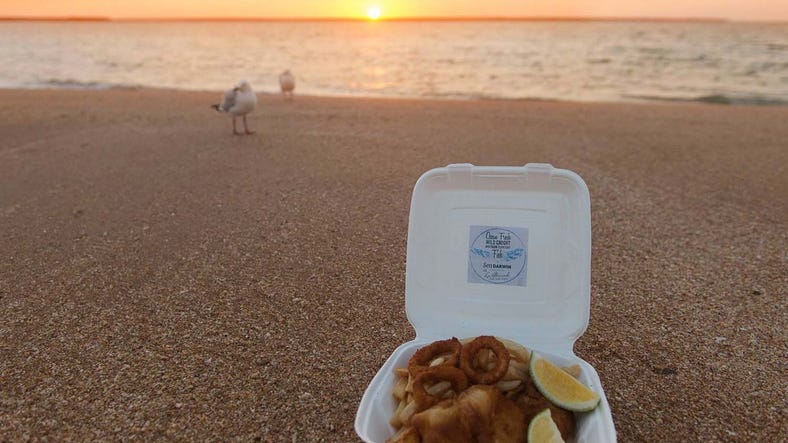 Sea darwin 1 hour cruise fish and chips