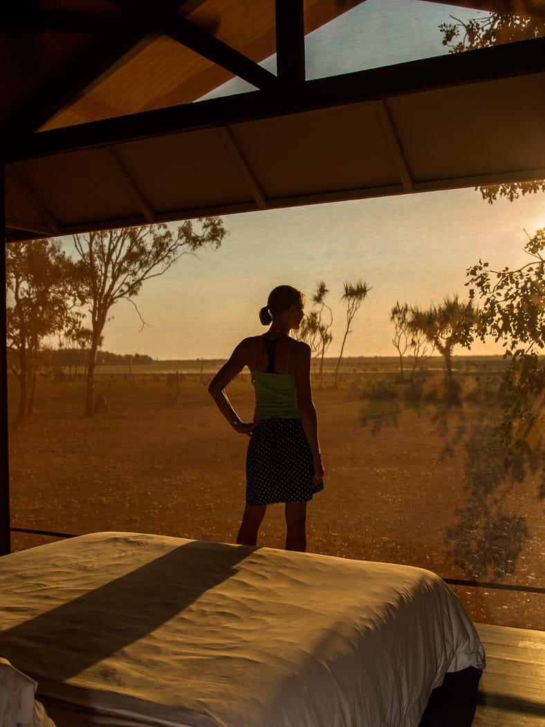 Waking up at Bamurru Plains