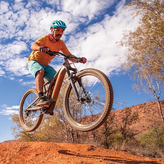 Mountain biking around Alice Springs