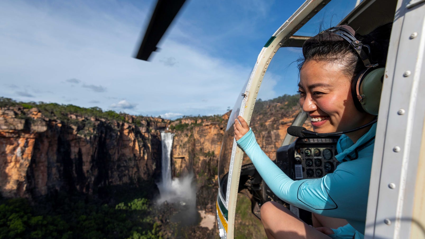Heli flight over Kakadu