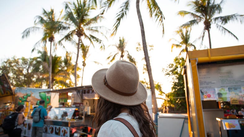 Girl at the Mindil Beach Market