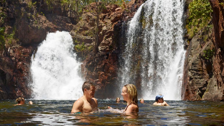 Swimming at Litchfield Florence Falls