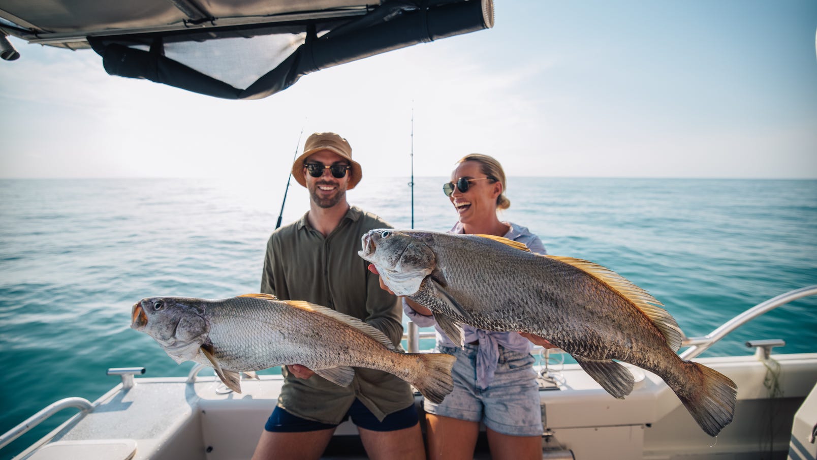 Couple on Yknot Fishing Charters