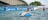 lady on a floaty at dawin wave pool