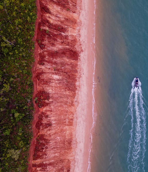 Aerial view of Tiwi Islands Rainbow Beach 3