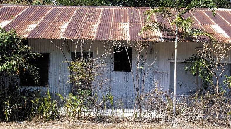 An old Sidney Williams hut in Darwin