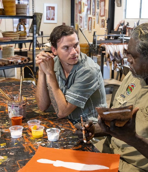 Daniel Rioli Kakadu Marrawuddi Art Centre artist