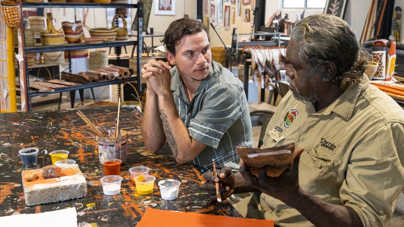 Daniel Rioli Kakadu Marrawuddi Art Centre artist