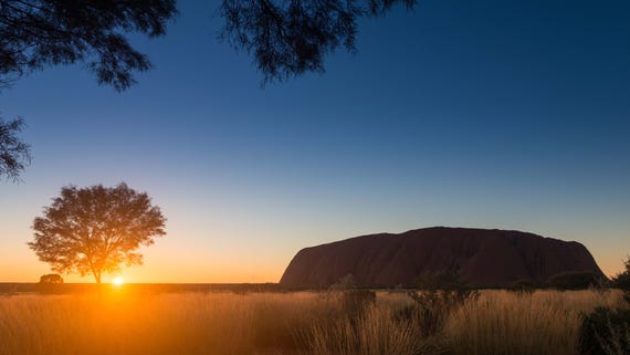 Uluru at sunrise
