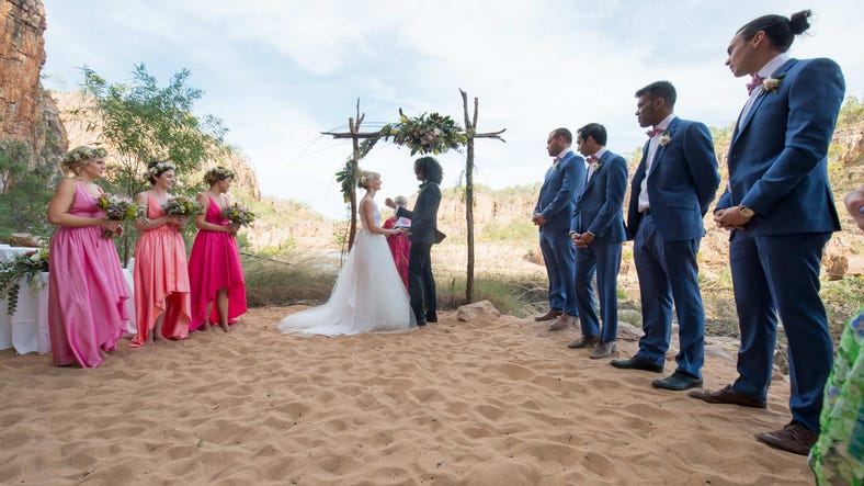 Couple getting married in the NT