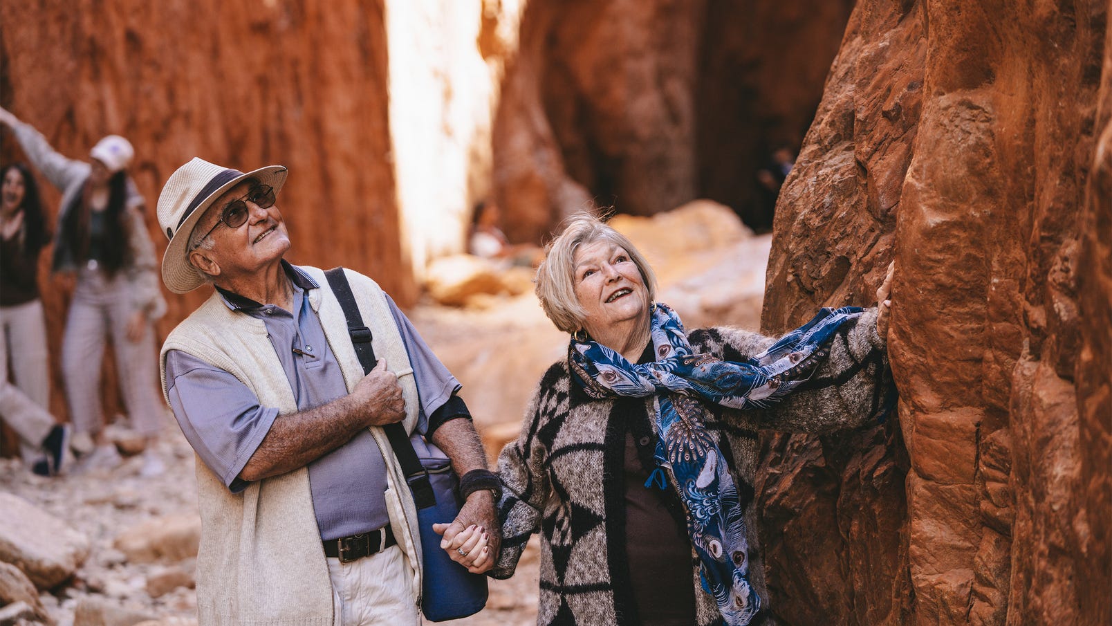 A-couple-walk-through-Standley-Chasm